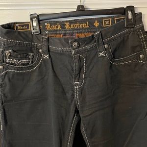 Rock Revival, Black, Skinny, 30 Long
